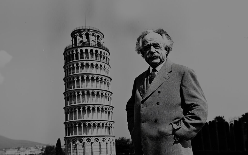 tower of pisa albert einstein
